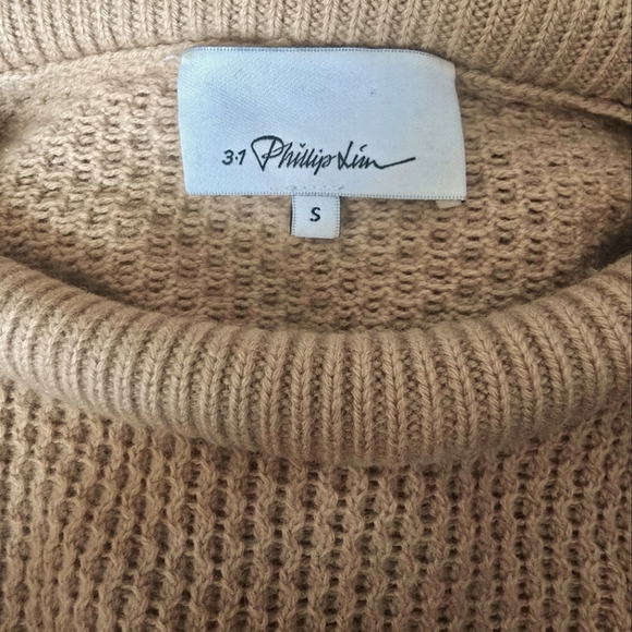3.1 Phillip Lim Roll Neck Cropped Wool Sweater - Picture 4 of 7